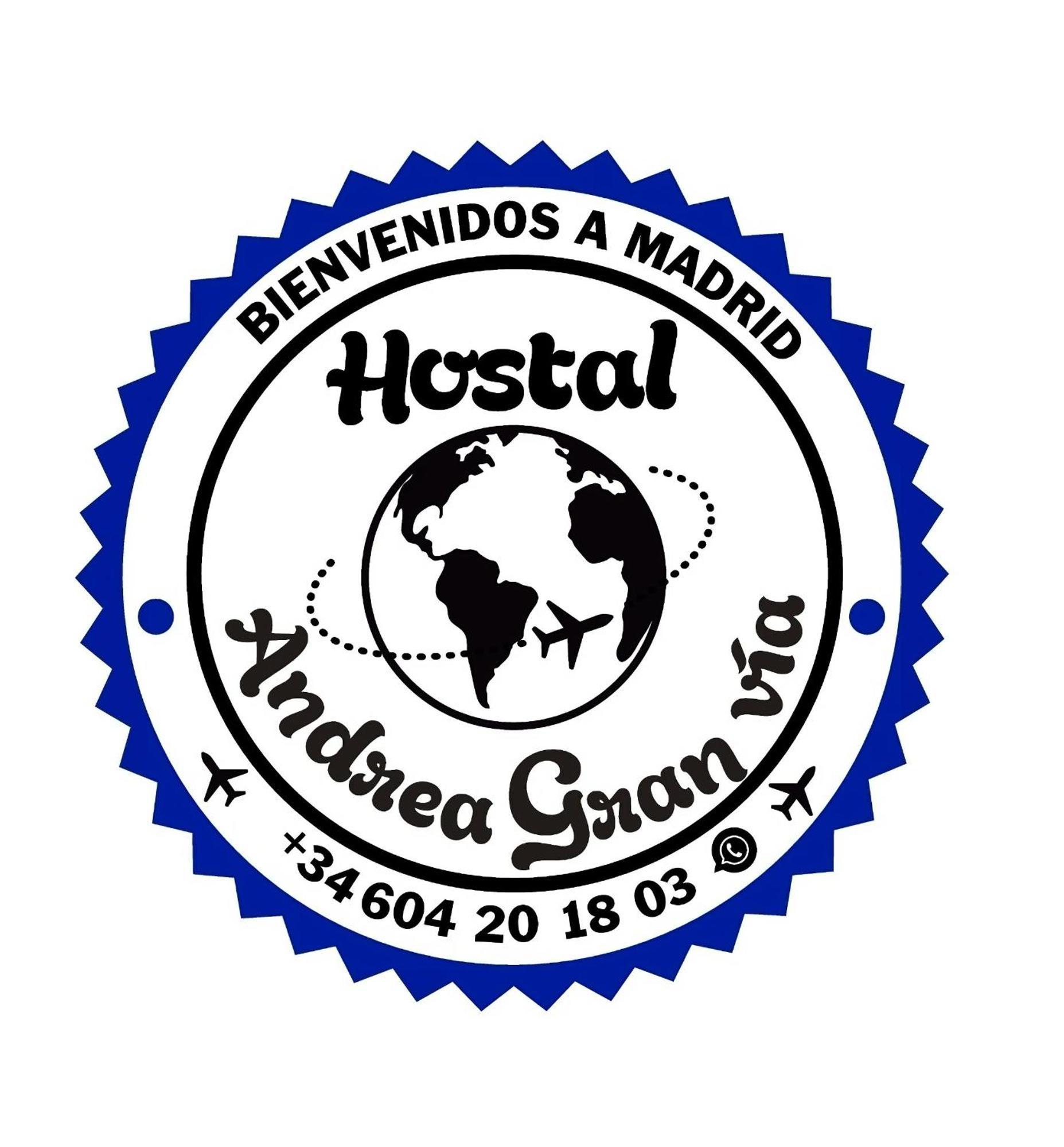 Hostal Andrea Granvia Madrid Kültér fotó
